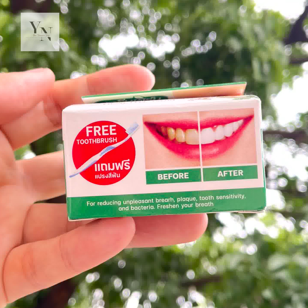 Original GREEN HERB Herbal Clove Whitening Toothpaste Made in Thailand ...