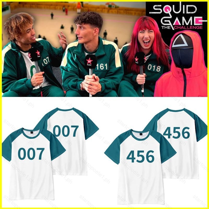 BX Squid Game Season 2 number 230 007 456 222 summer T-shirt Anime ...
