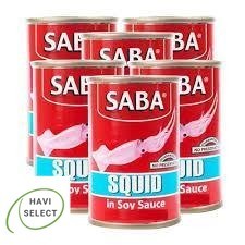 HAVI SELECT SABA SQUID IN SOY SAUCE 6PCS X 155G | Shopee Philippines