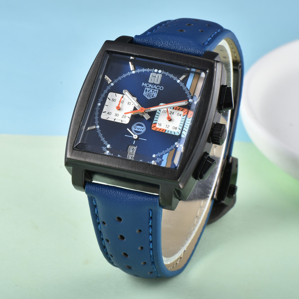 Tag TAG Howard New Style Square Case Quartz Movement Leather Strap ...