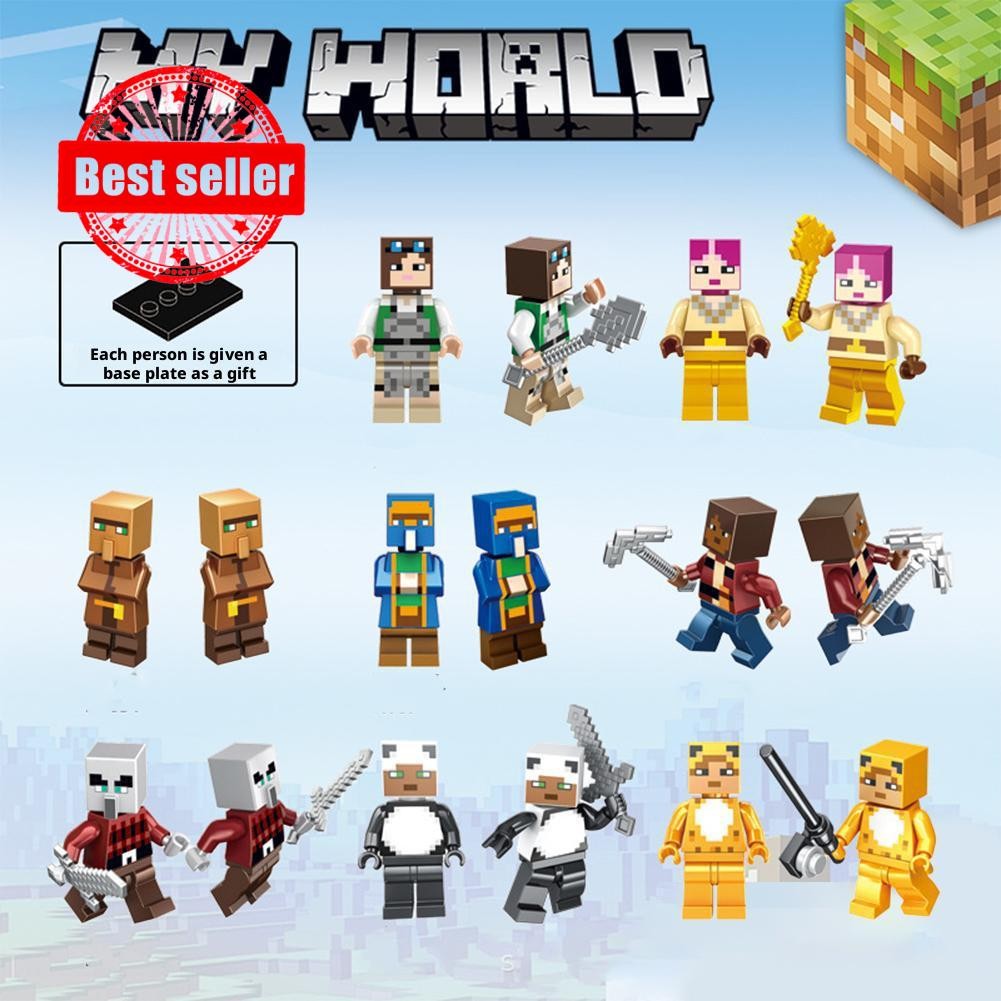 Children's Assembling Building Blocks Mini Toy City Figures Mini Nano ...