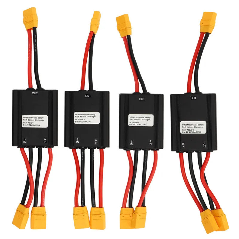 60A-120A Electric Bike Double Battery Discharge Converter 40V to 100V ...