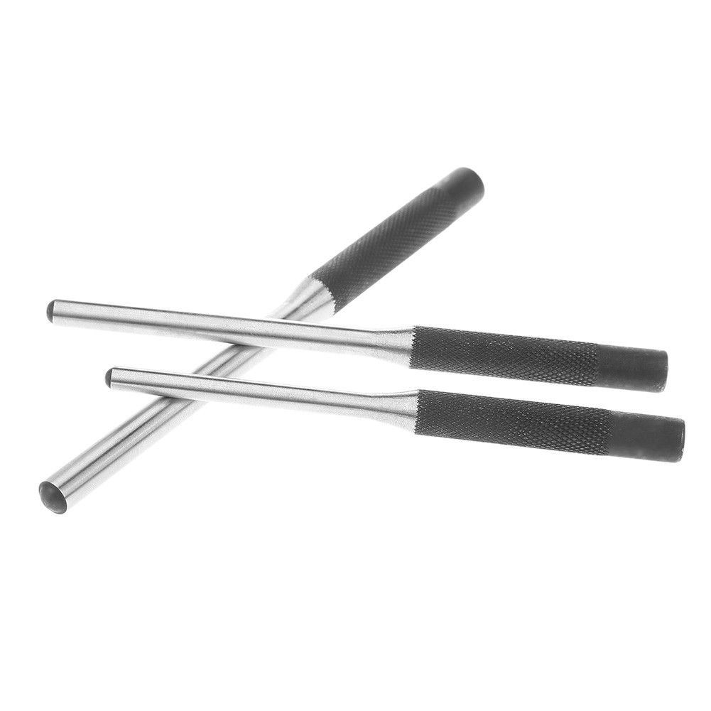 9pcs Multi Size Round Head Pins Set Punch Steel Grip Roll Pins Punch ...