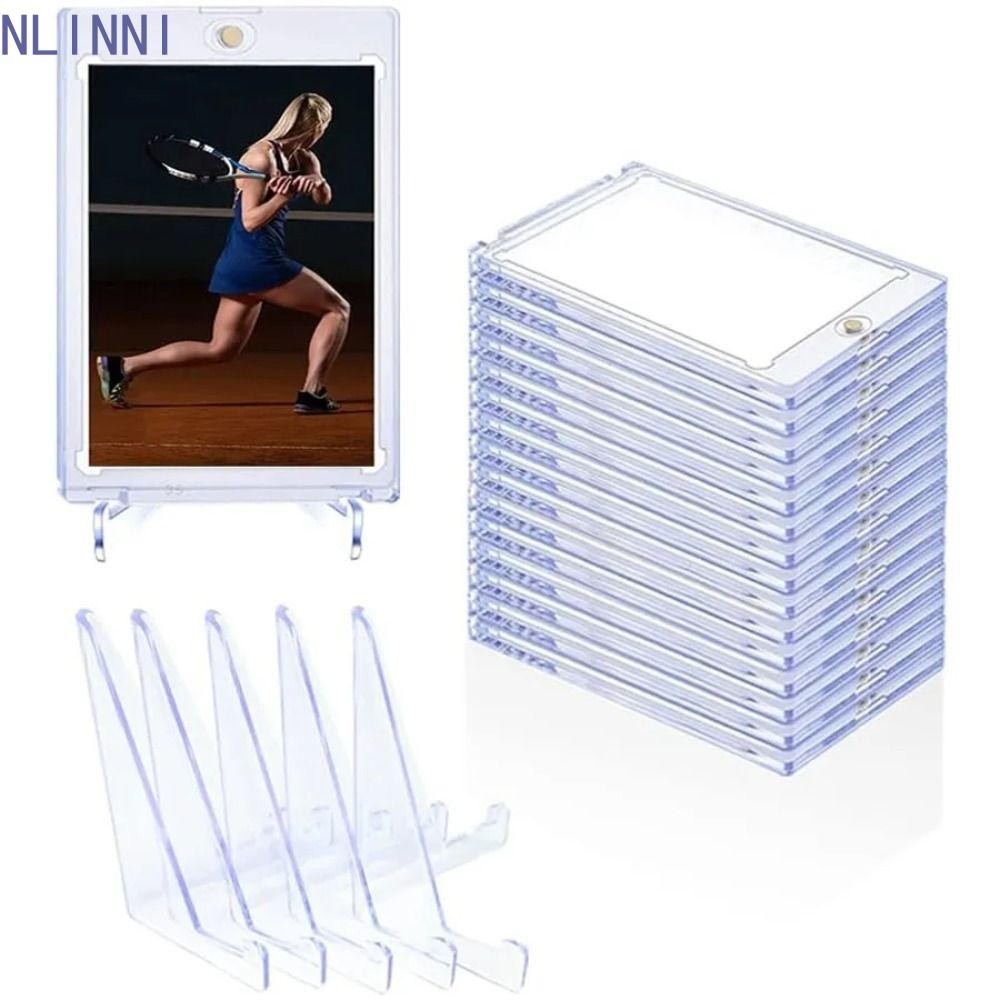 Pack De 2 Cajas Portacartas Magnéticas De 35PT Con Fundas Protectoras UV - Impermeables Y Antirrayas Para Tarjetas Magic, MTG, Pokémon Y Deportivas - Protección De Doble Capa