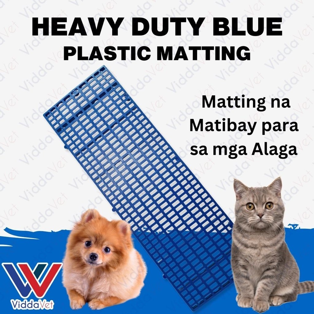 Heavy Duty Pig Flooring Blue Plastic Mattings 1x3 Heavy Duty Size For 