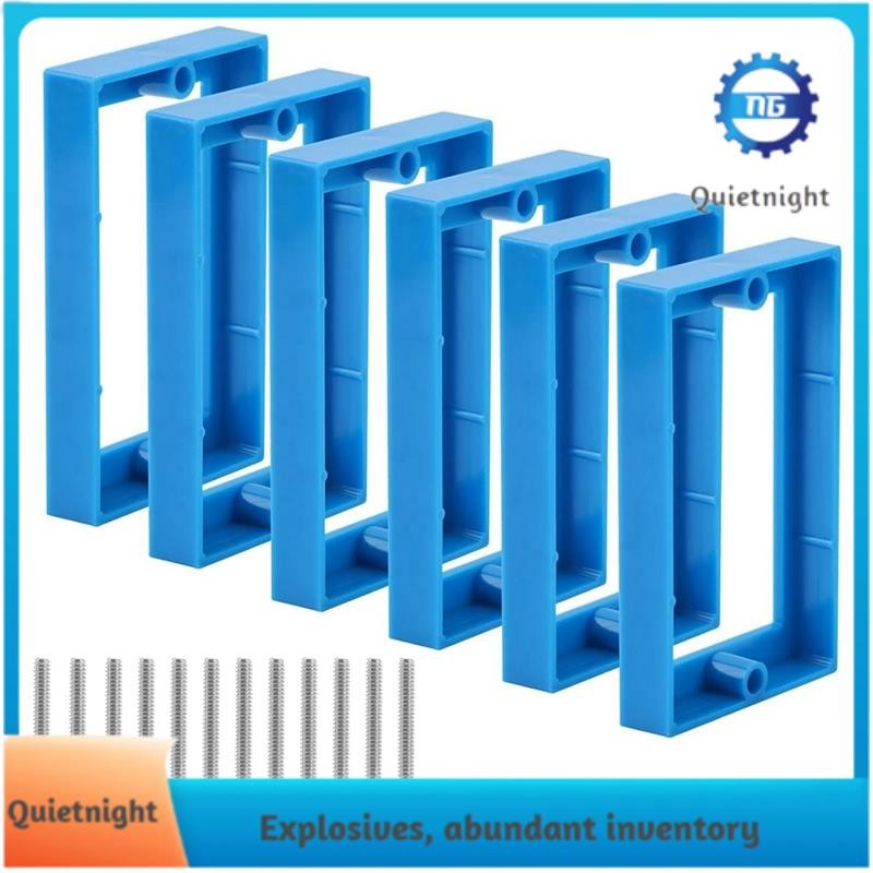 6pcs 1/2inch Single Gang Receptacle Outlet Box Extenders