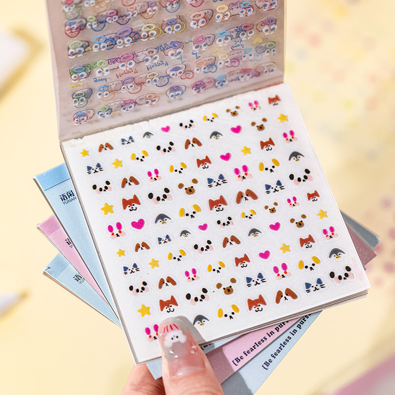 QOUZMO 24pcs/pack kawaii journaling collage sticker book[Dreamweaver Workshop Series]diy Scrapbook Supplies diary deco stickers carft stationery Student sticker