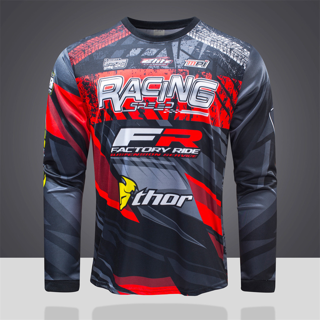 Motorcycle jersey Shirt cycling Bike Jersey Racing for men sports ...