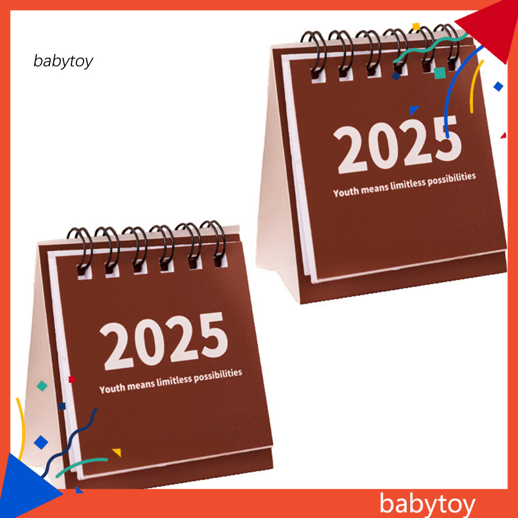 BABY Office Desk Planner Triangular Design Desktop Calendar 2025 Mini ...