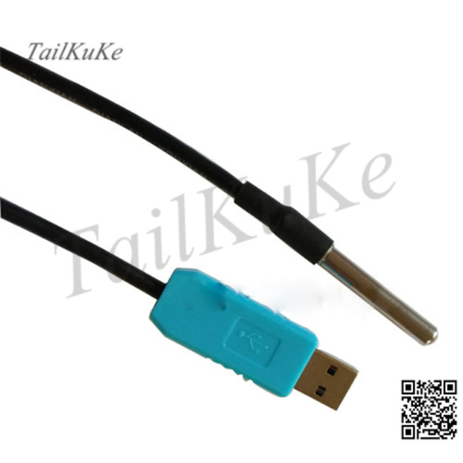 Temperature sensor module, temperature sensor, USB interface, DS18B20 ...