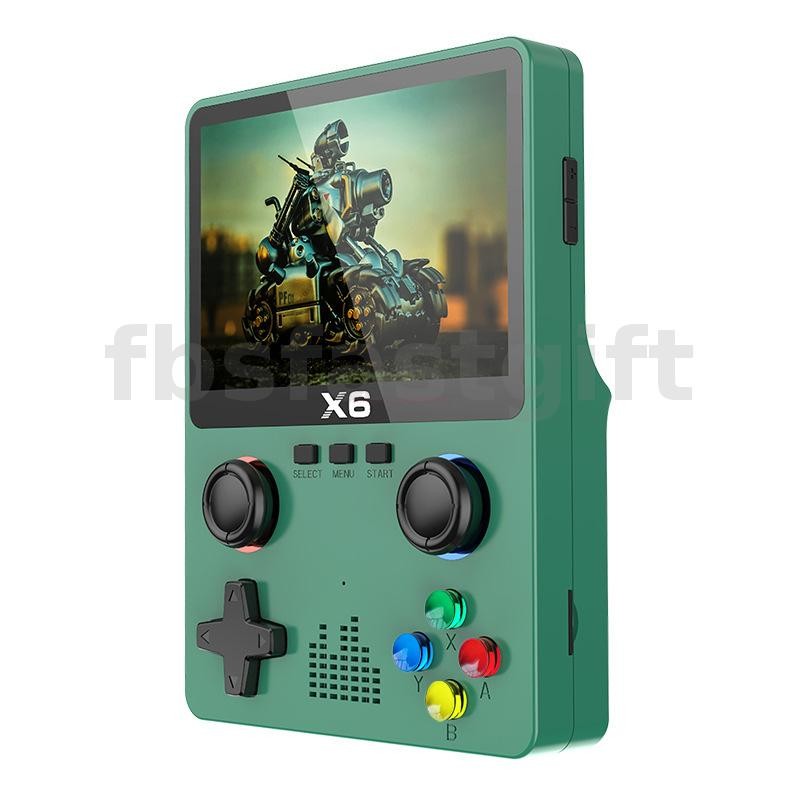 X6 3.5inch HD Screen Handheld Game Console with Dual Rocker Arcade ...