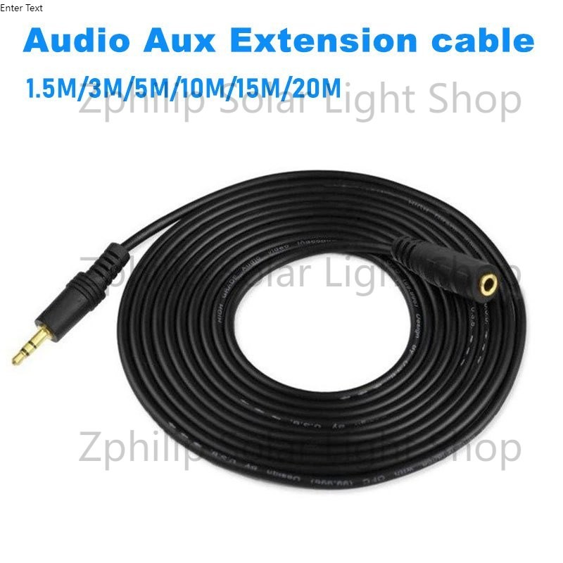 3.5mm male to male jack audio cable for Computer Laptop MP3/MP4 ...