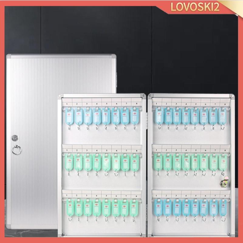 [Lovoski2] Key Storage Box Wall Mounted Key Cabinet 48Keys Holder ...
