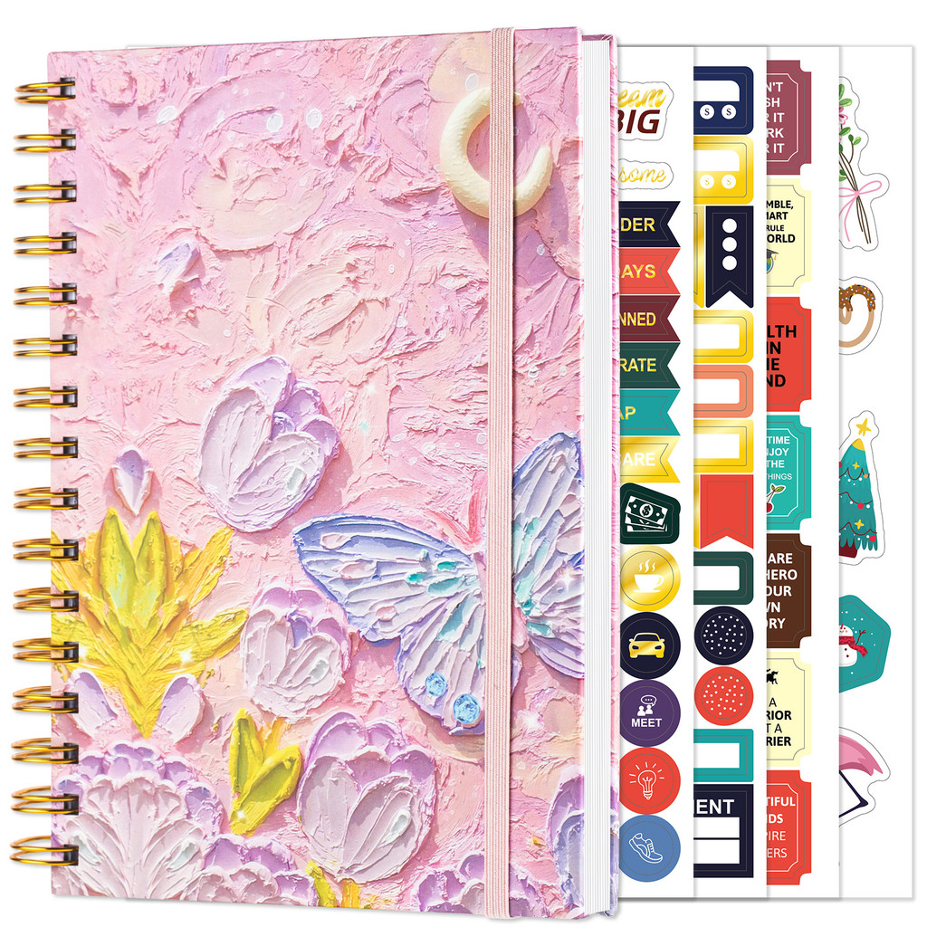 Coil Notebook A5 Good-looking Notebook Hard Surface Loose-Leaf Notebook ...