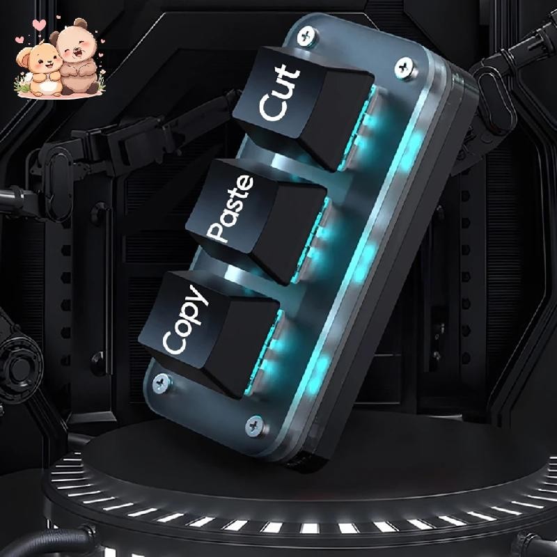 Mini 3-Key Cut Copy Paste Ctrl X C V Shortcut Macro | Shopee Philippines
