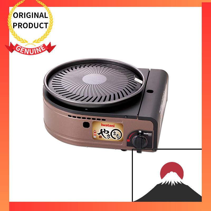Iwatani, padella grill per takoyaki, misura media, colore nero