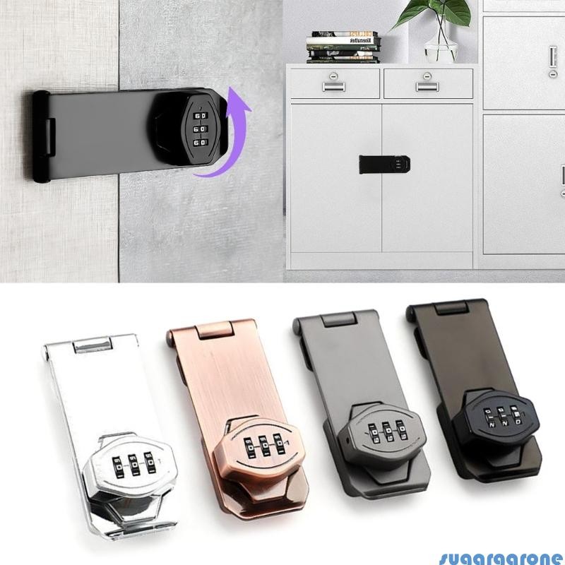 Sugar Mini 3Digit Combination Cabinet Lock Password Safety Drawer Lock ...
