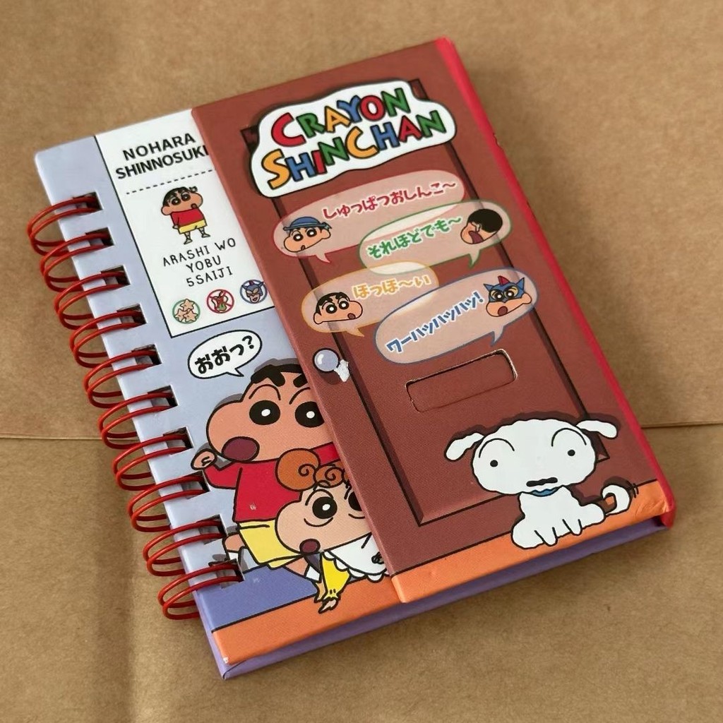 Xiaohongshu Same Style Crayon Shin-Chan Magnetic Notebook Student ...