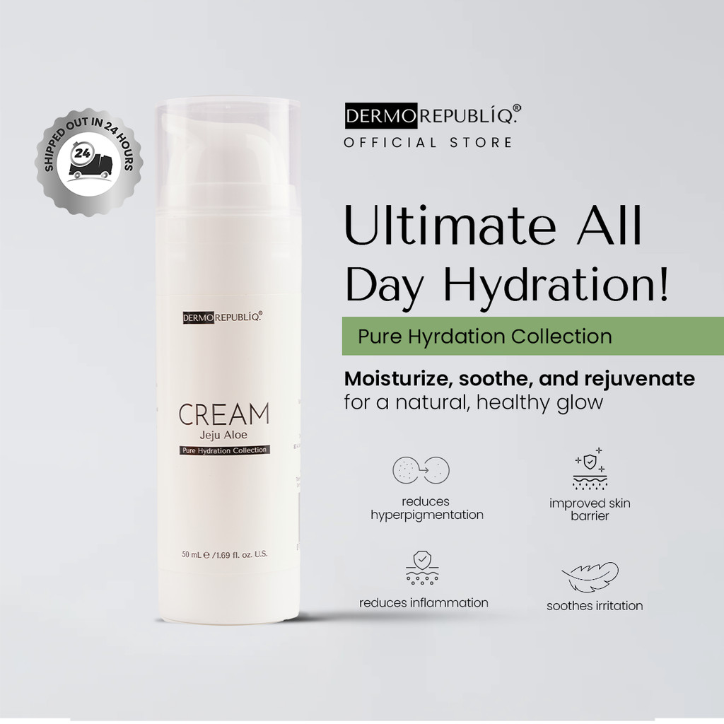 Dermorepubliq Pure Hydration Jeju Aloe Hydrating Cream | Shopee Philippines