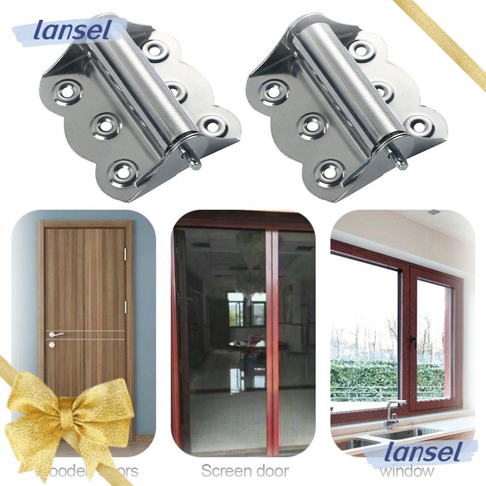 LANSEL Door Butterfly Hinge, Spring Stainless Steel Flush Hinges, High ...