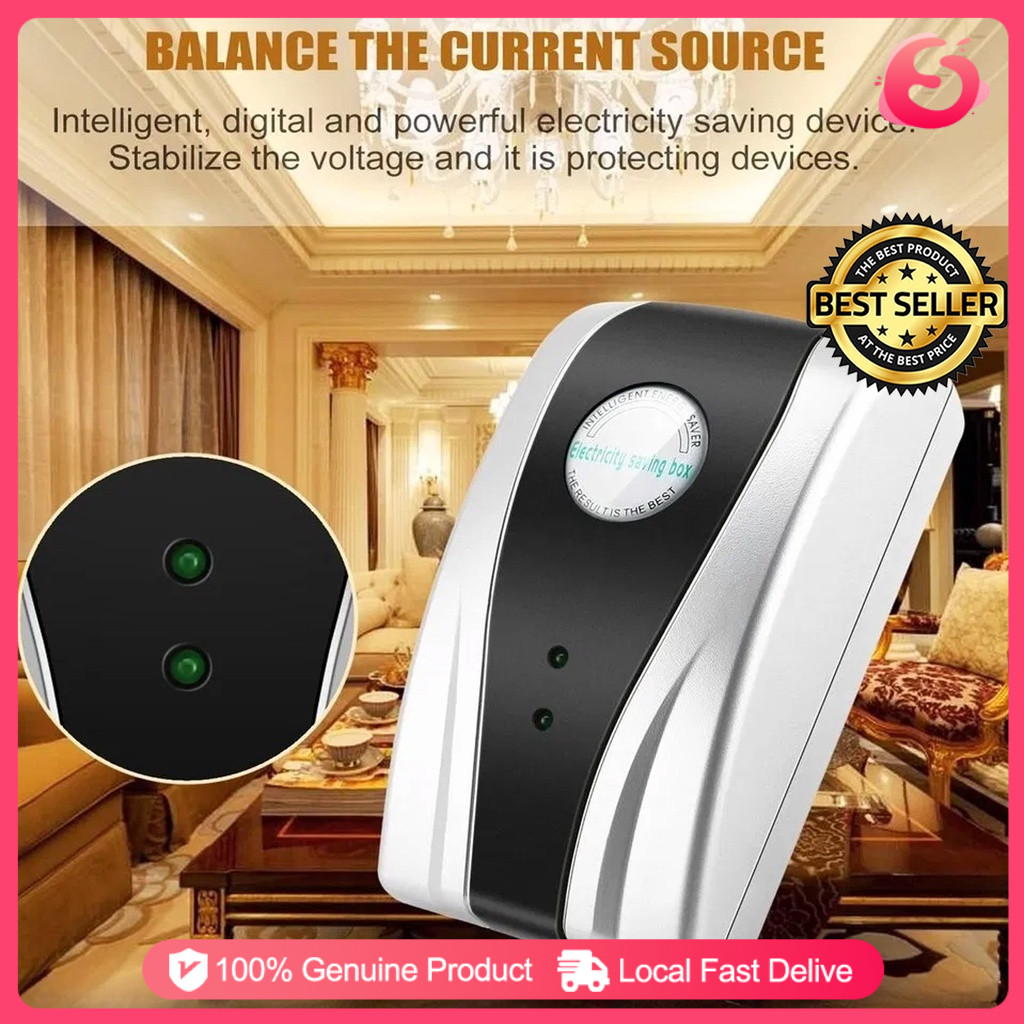 Original Strong Electricity Power Saver Household Electric Device Sonic ...