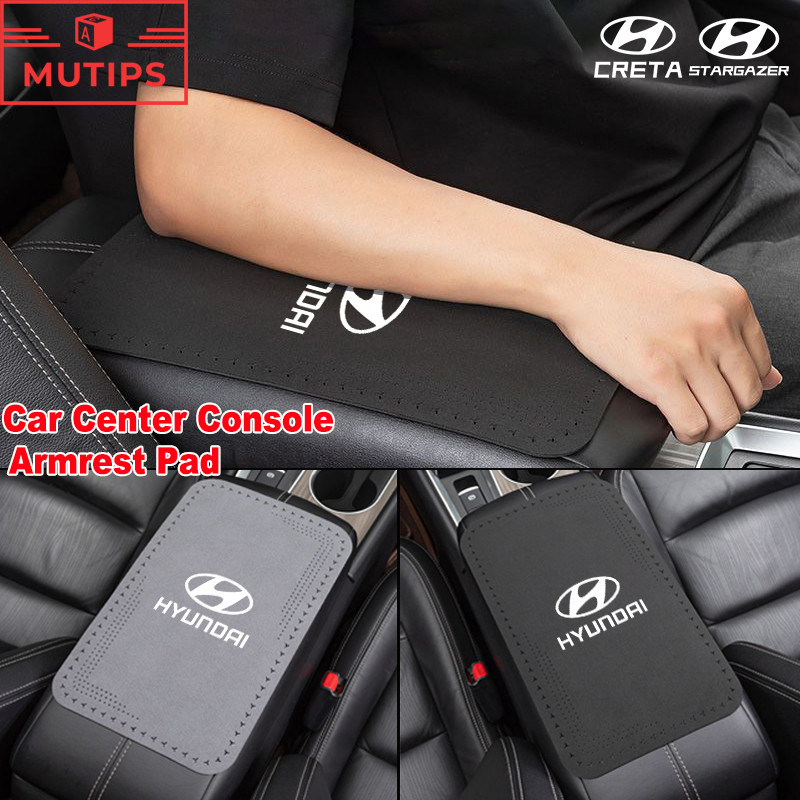 Hyundai Car Armrest Pad Center Console Protector Cushion Car Seat Arm ...