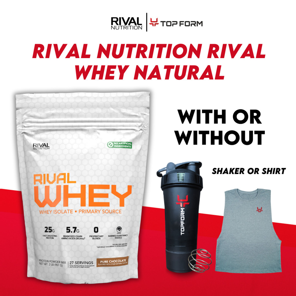 Rival Nutrition Rival Whey Natural 2lbs | Shopee Philippines