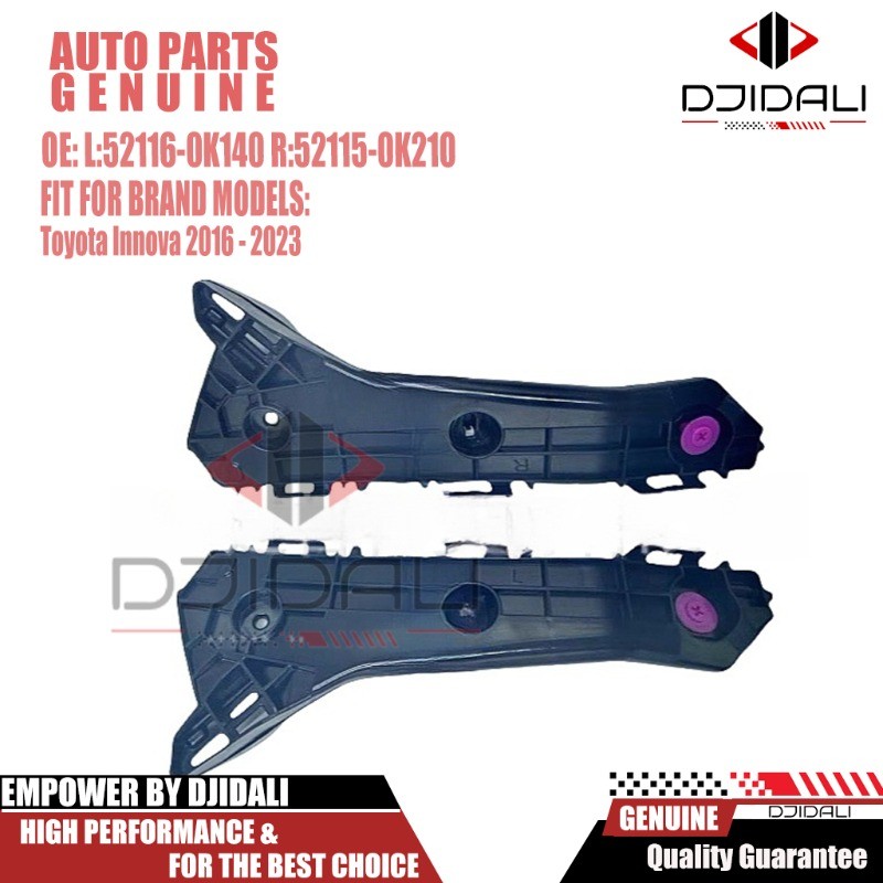 thumbnail image 2 of Front Bumper Bracket Pair Left & Right – For Toyota Camry 2012-2014, Xukey 5253606120 5253506130 2 of 6