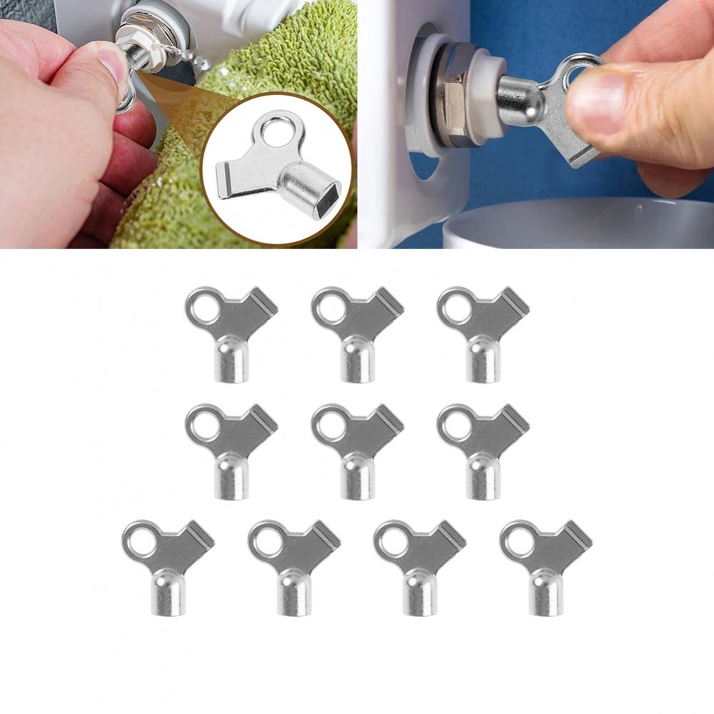 10 Pcs Zinc Alloy Radiator Bleed Keys for Efficient Air Vent Operation ...