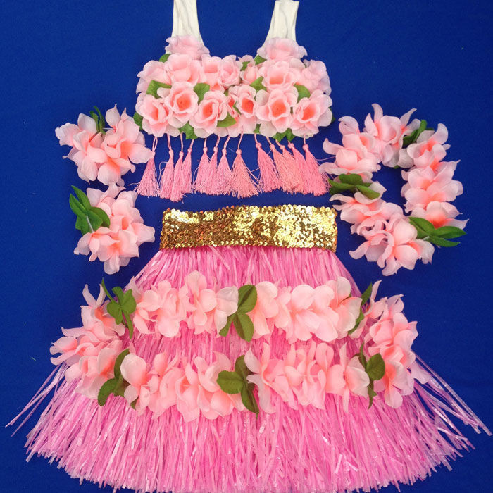 Grass Skirt Child Size Hawaiian Costume Accessory main image 1