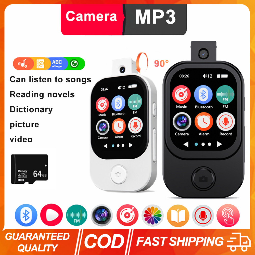 (COD) Multi Function MP4 Player MP3 Bluetooth 5.4 OTG Portable 1.8inch ...