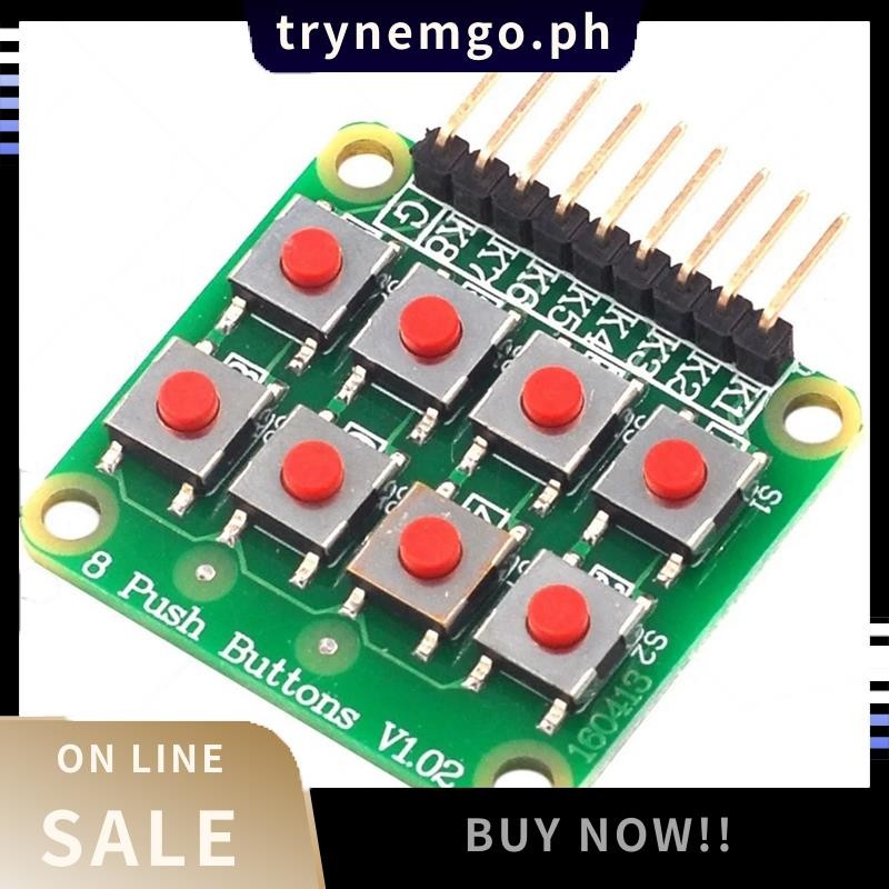 Available 2x4 Keypad 4x2 Keypad 8 Push Buttons Key Board Matrix ...