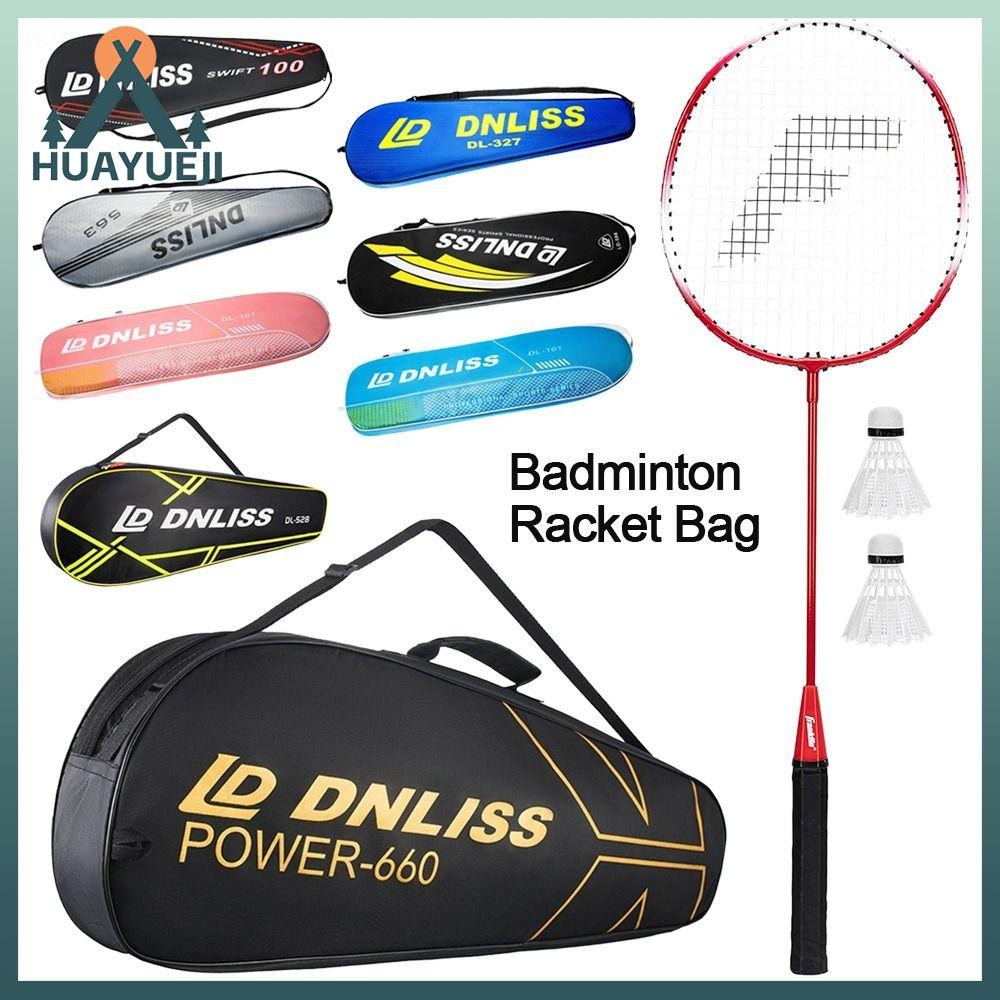 HUAYUEJI Badminton Racket Bag, Thick Portable Badminton Racket Cover ...