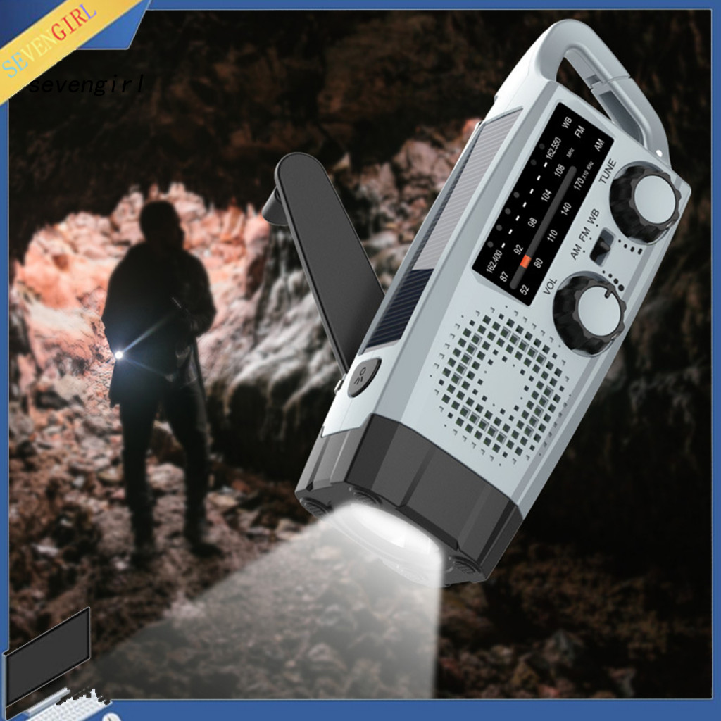 SEV Solar Crank Radio Sos Alert Radio Multipurpose Rechargeable ...