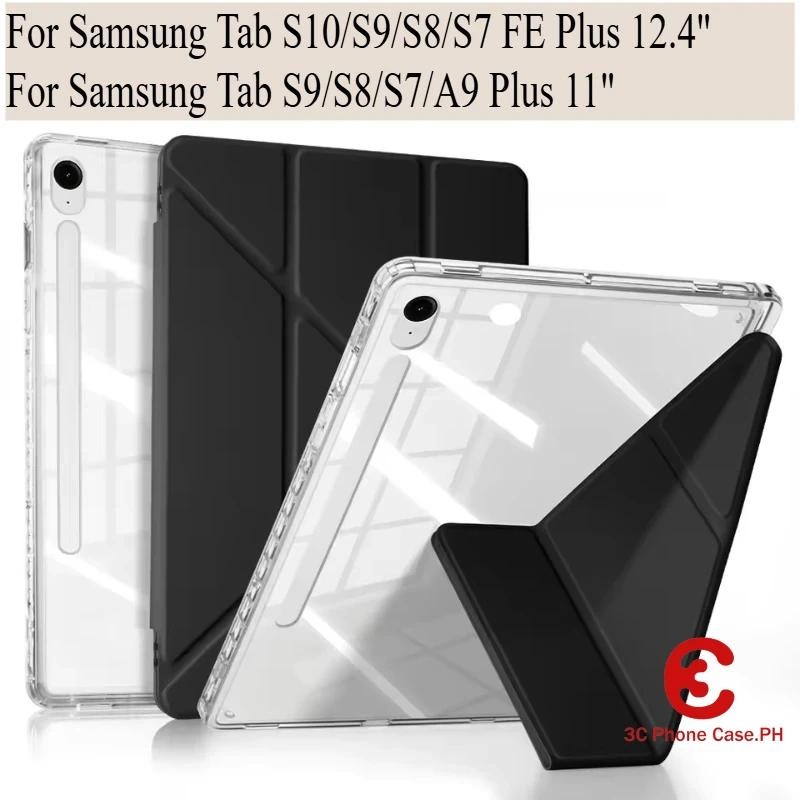 Magnetic Y-fold Flip Stand Cover Case For Samsung Galaxy Tab S9 11 A9 Plus  S10 S7 FE S9 Plus