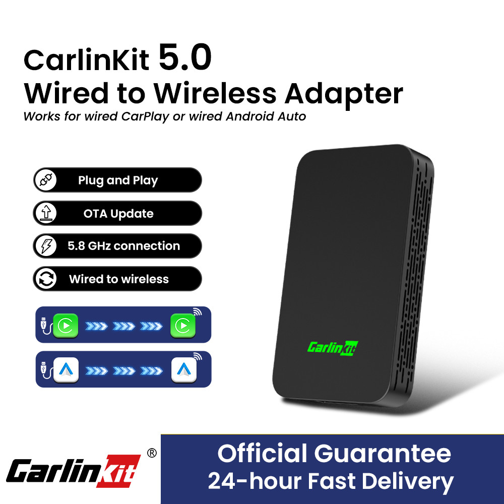 Carlinkit 5.0 2air MINI 5 PRO CarPlay Android Auto Wired to Wireless ...