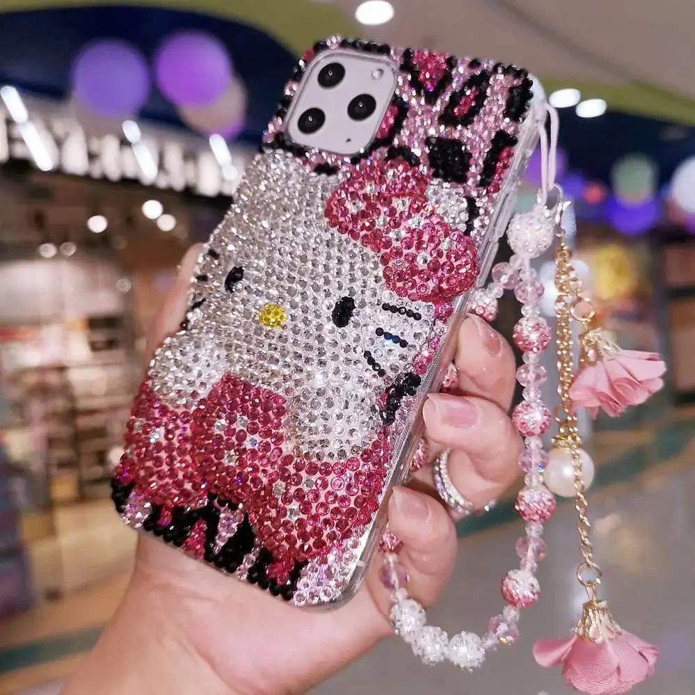 for Phone Rhinestone 7 Cartoon Hello Kitty 11 Protective Case 6 Female ...