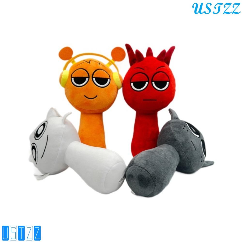 USTZZ Sprunki Plush Pendant, PP Cotton Soft Beat Boxes Key Ring, Cute ...