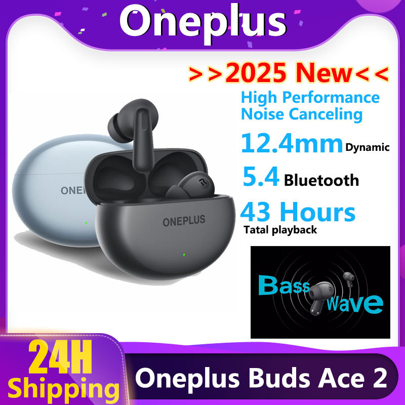 2025 Original Oneplus Buds Ace 2 TWS Earphone Bluetooth 5.4 Wireless ...