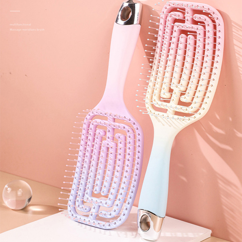 High appearance fluffy pork rib comb with hollow design for massaging ...