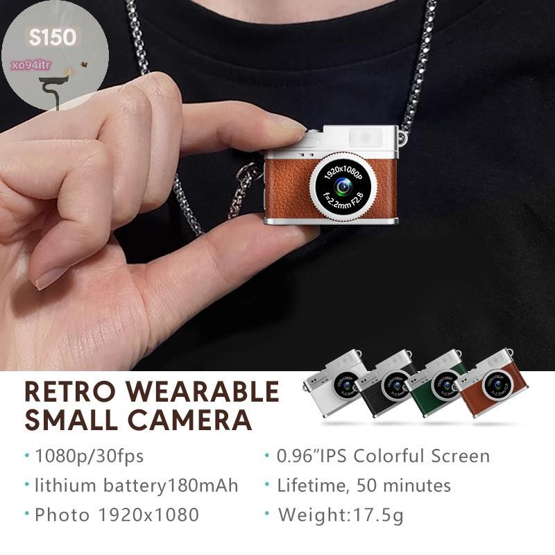 XOITR Retro Mini Camera With Screen Indoor Home Outdoor 1080p Sports ...