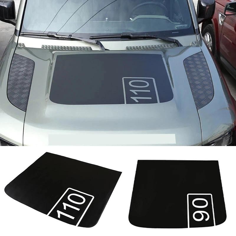 Car Styling Engine Cover Pull Flower Film Stickers for Land Rover ...