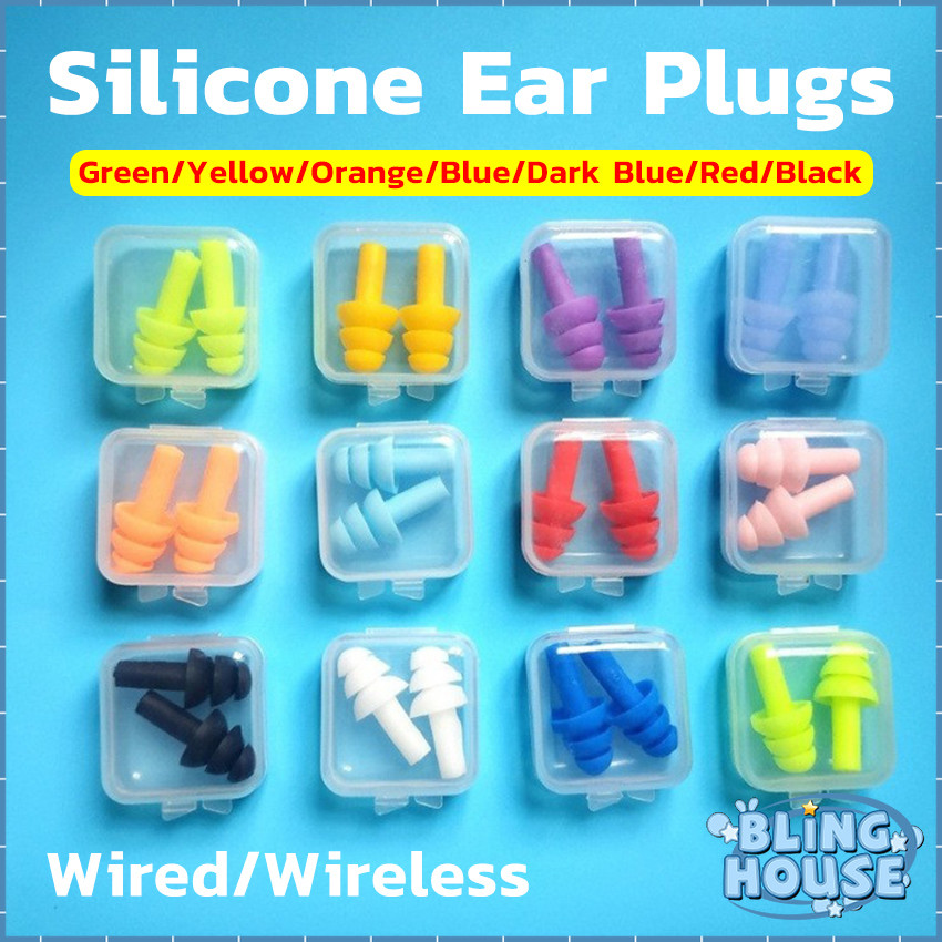 Bling Silicone Ear Plugs Noise Reduction Ear Buds for Sleeping Soft ...