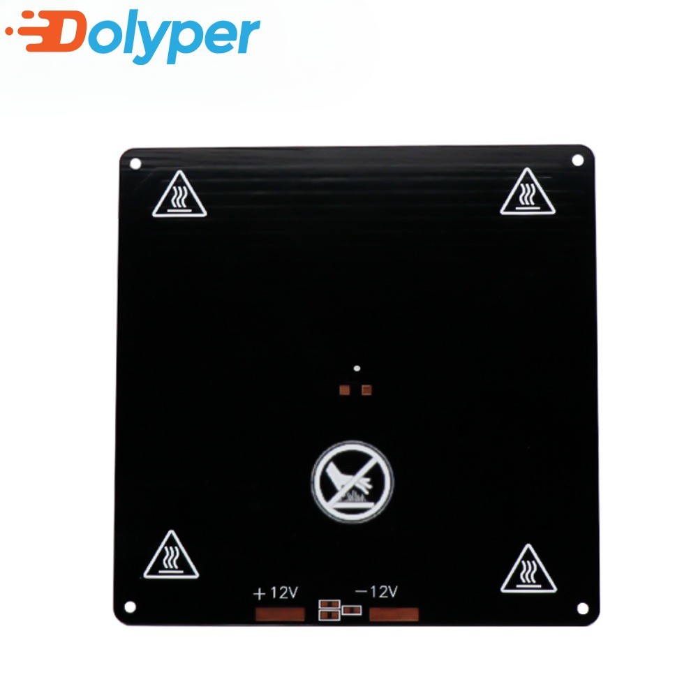 12V 80W Upgraded heatbed 150*150x3mm Mini Aluminum Substrate Heated Bed ...
