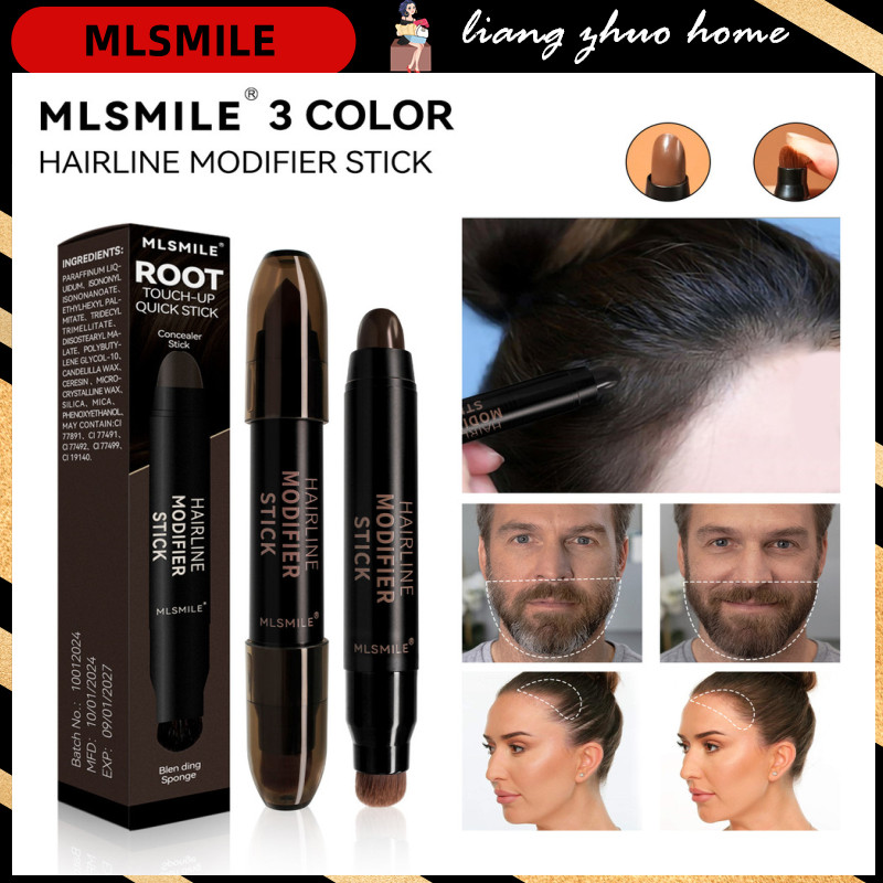 MLSMILE 2 in 1 Beard Filling Stick Repair Stamp Waterproof Beard Pen ...
