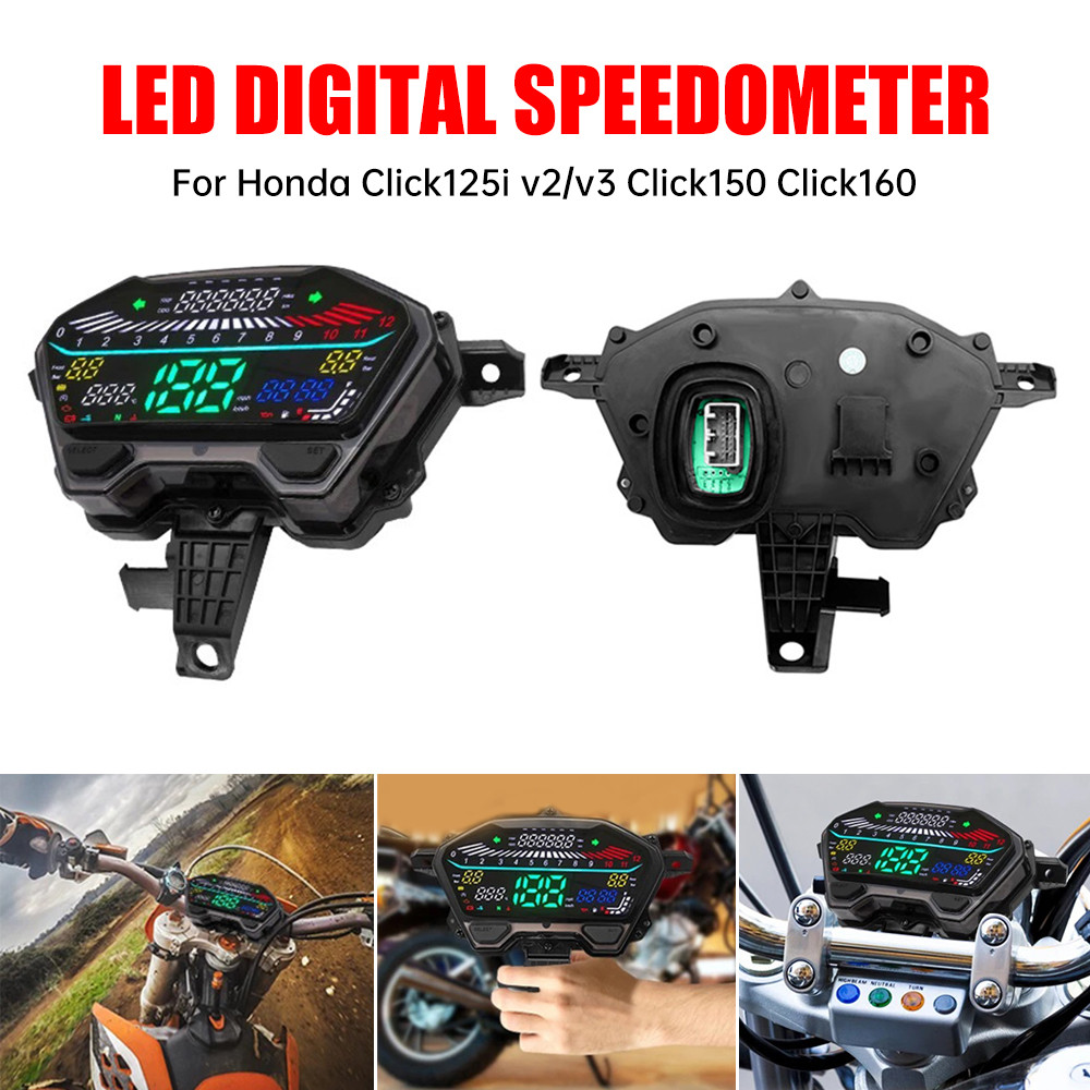 For Honda Click125i v2/v3 Click150 Click160 LED Full Digital ...
