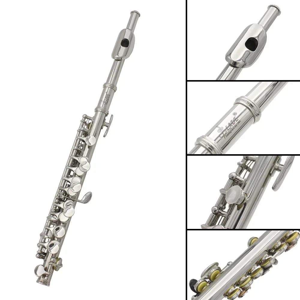 SLADE Piccolo 16 Holes C Key Multicolor Silver Key Piccolo White Copper ...