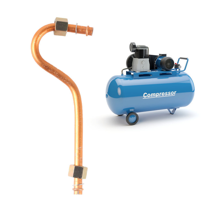 Air Compressor Exhaust Tube Air Compressor Question Mark Pipe ...
