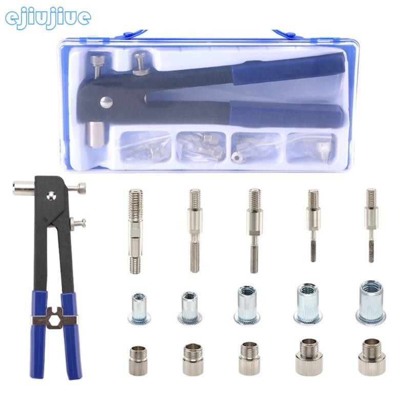 cc 86 Pcs Set Rivet Nut Kits 3 4 5 6 8 Riveter Tool Rivet Nut Thread ...