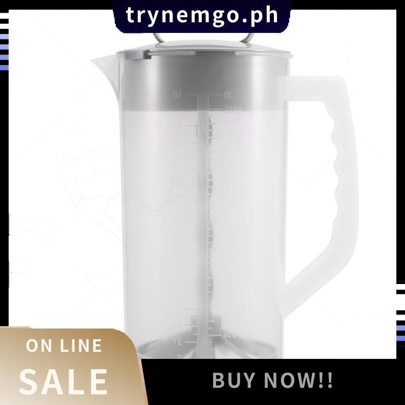 Available Mixing Pitcher for Drinks,2 Quart/64oz Plastic Water Pitcher ...